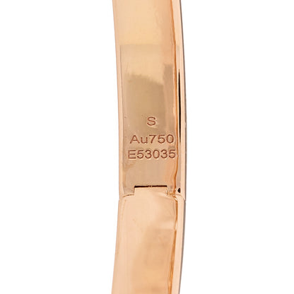 Messika 18K Rose Gold Diamond SM Move Noa Pave Bangle Bracelet S 4 of 4