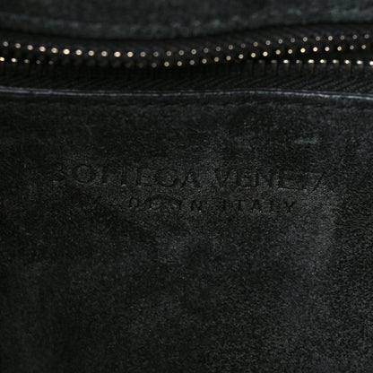 Bottega Veneta Metallic Crushed Calfskin Maxi Intrecciato Cassette Crossbody Bag Chlorophyll 6 of 9