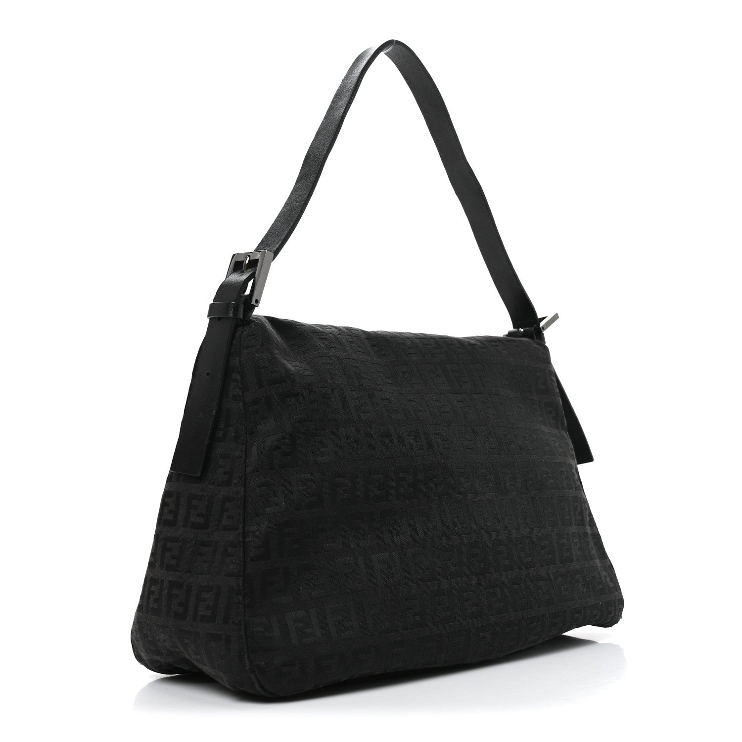 Fendi Zucchino Mama Baguette Black 3 of 10