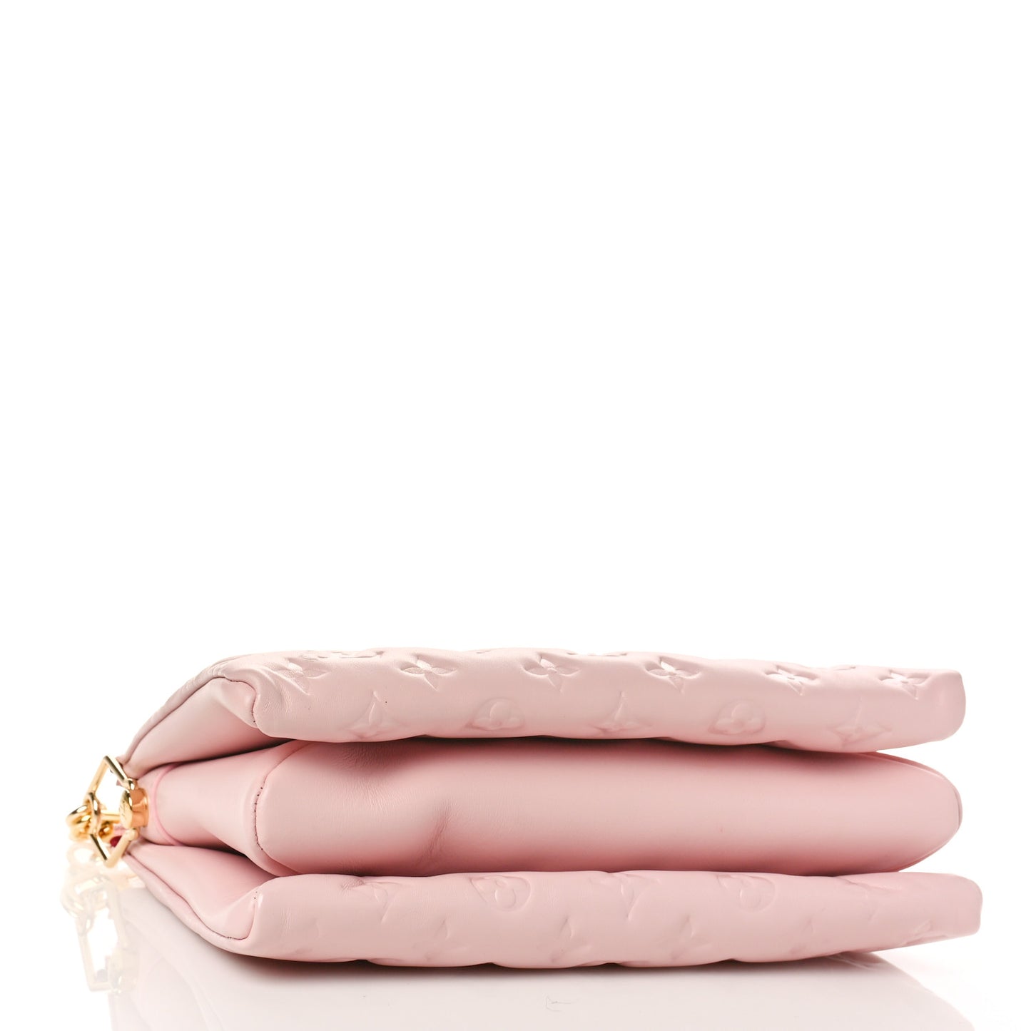 Lambskin Embossed Monogram Coussin PM Rose