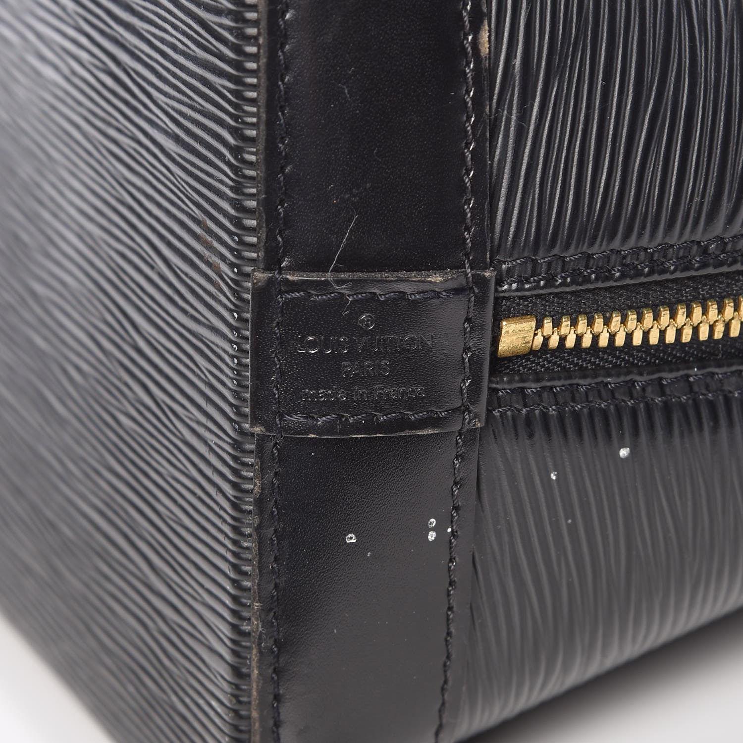Louis Vuitton Epi Alma PM Black 6 of 11