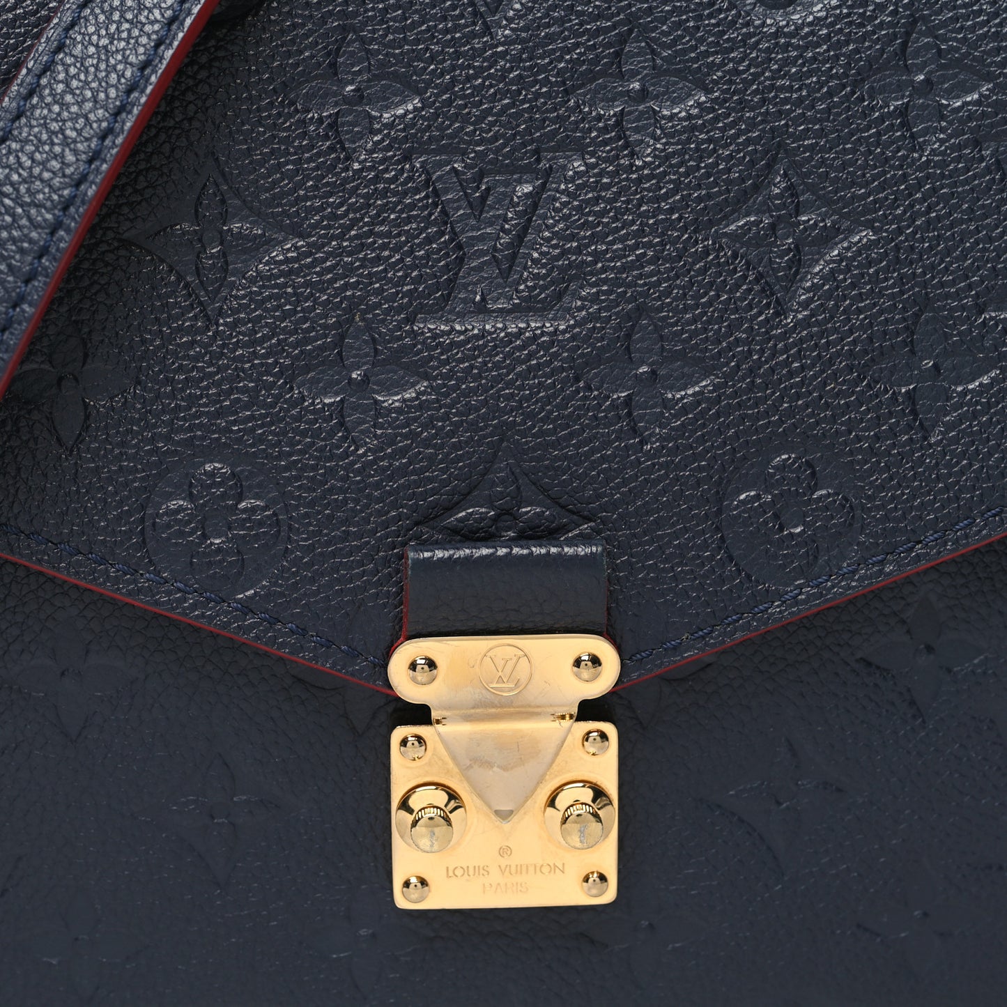 Empreinte Pochette Metis Marine Rouge