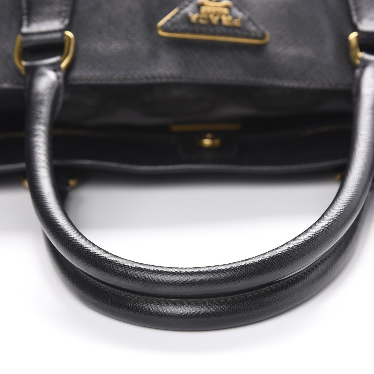 Saffiano Lux Large Tote Black
