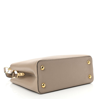 Louis Vuitton Taurillon Capucines MM Galet 3 of 8