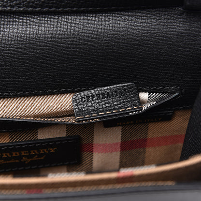 Burberry Grainy Calfskin Broguing Tassel Small Macken Crossbody Bag Black 7 of 14