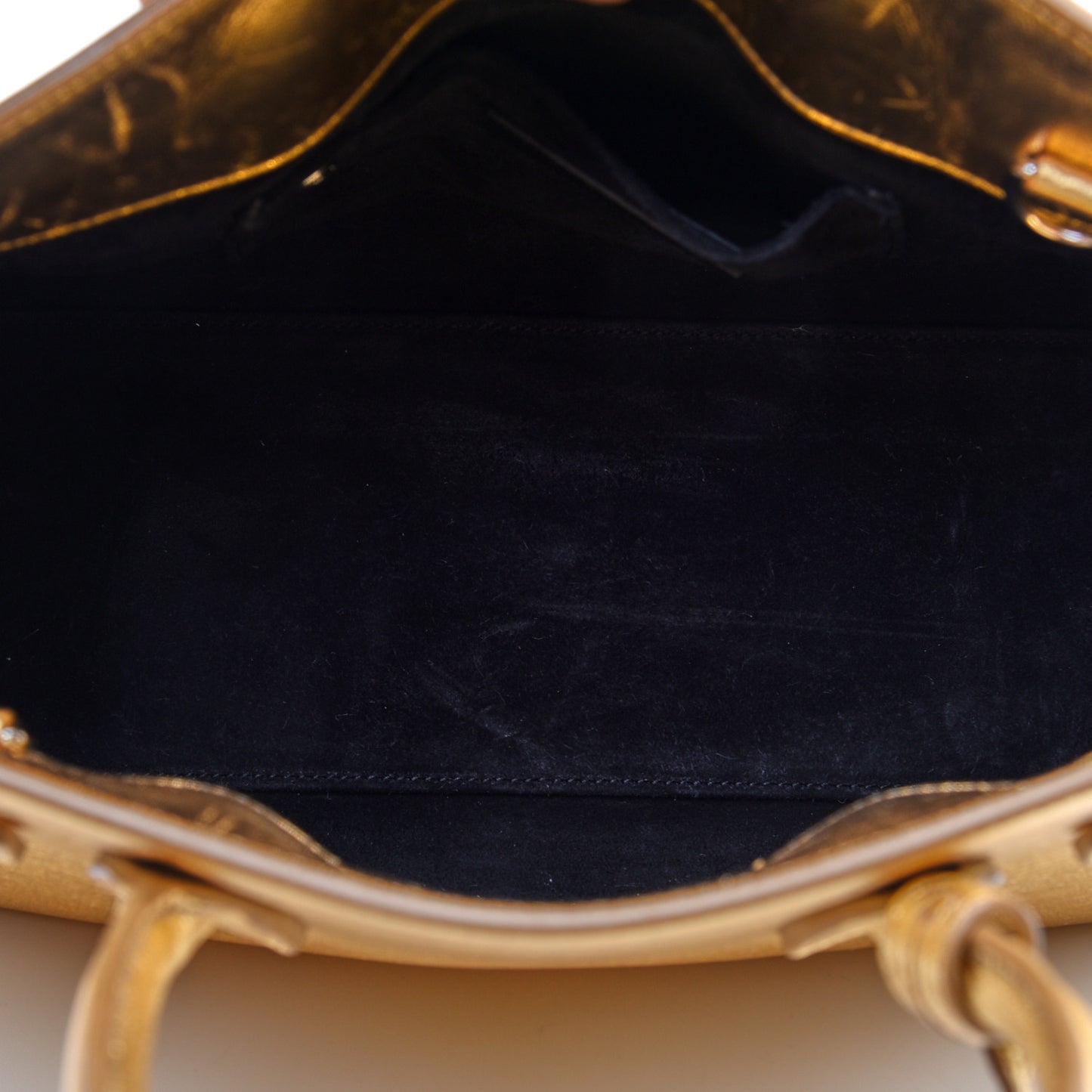 Metallic Calfskin Baby Sac De Jour Ciad