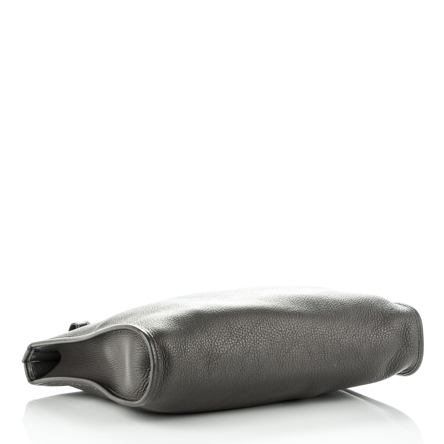 Hermes Taurillon Clemence Shoulder Bag Graphite 4 of 10