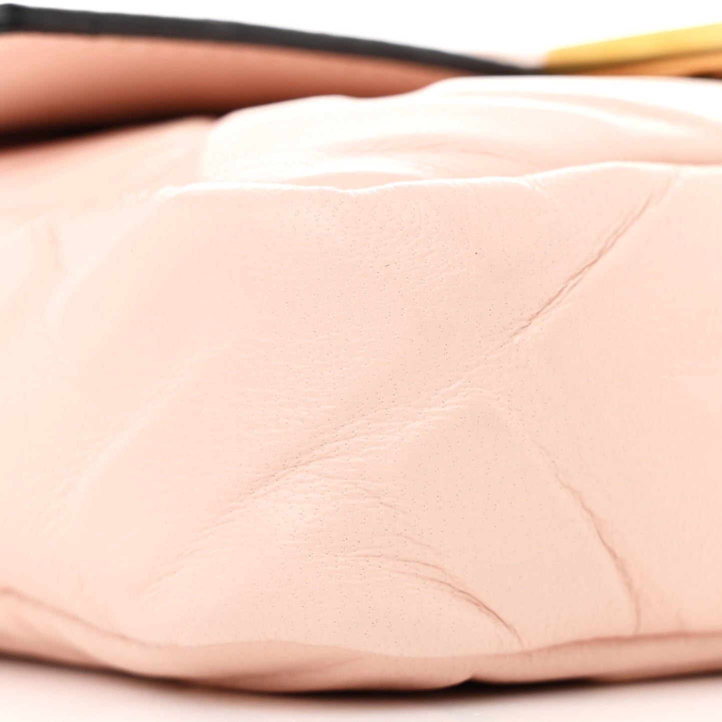 Nappa FF 1974 Embossed Mini Baguette Rosa Confetto