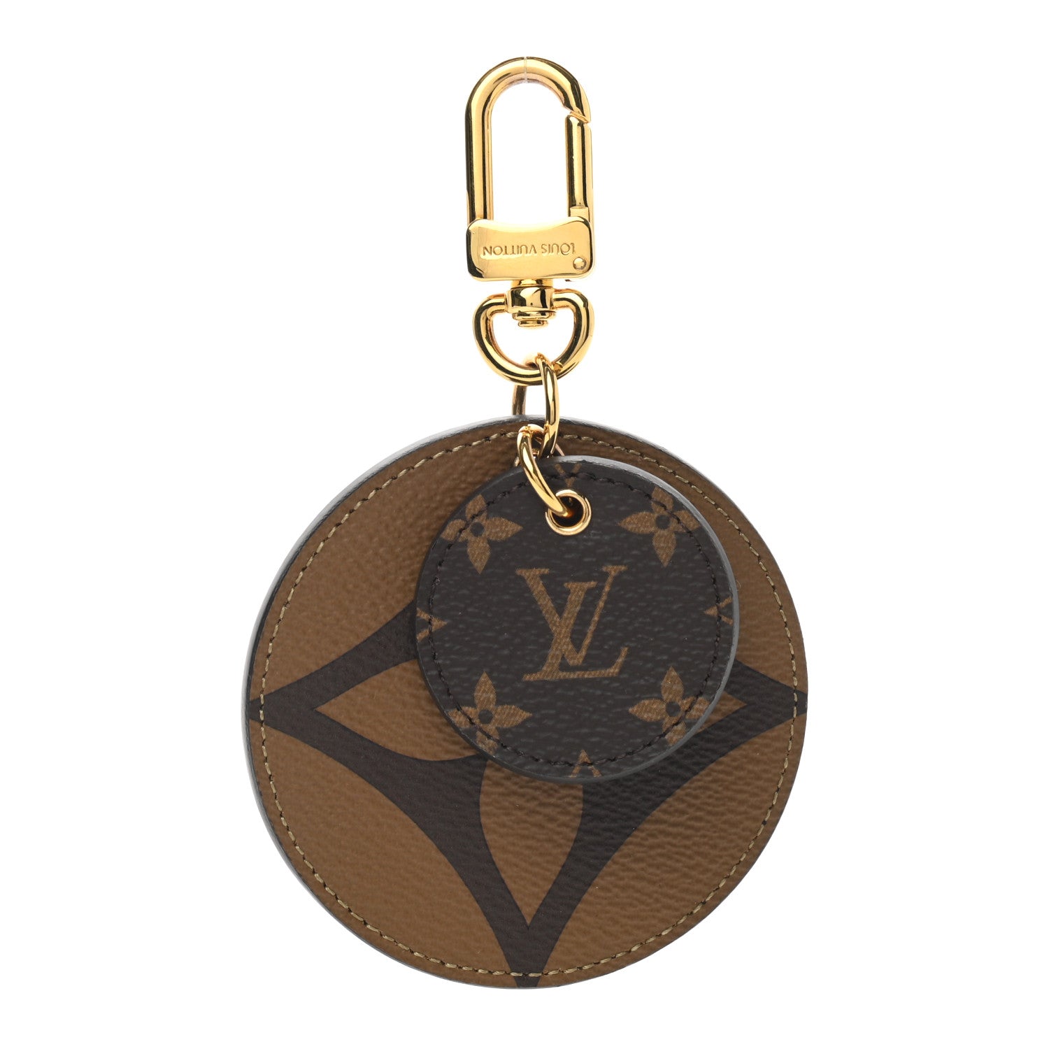 Louis Vuitton Monogram Reverse Key Holder Bag Charm 1 of 3