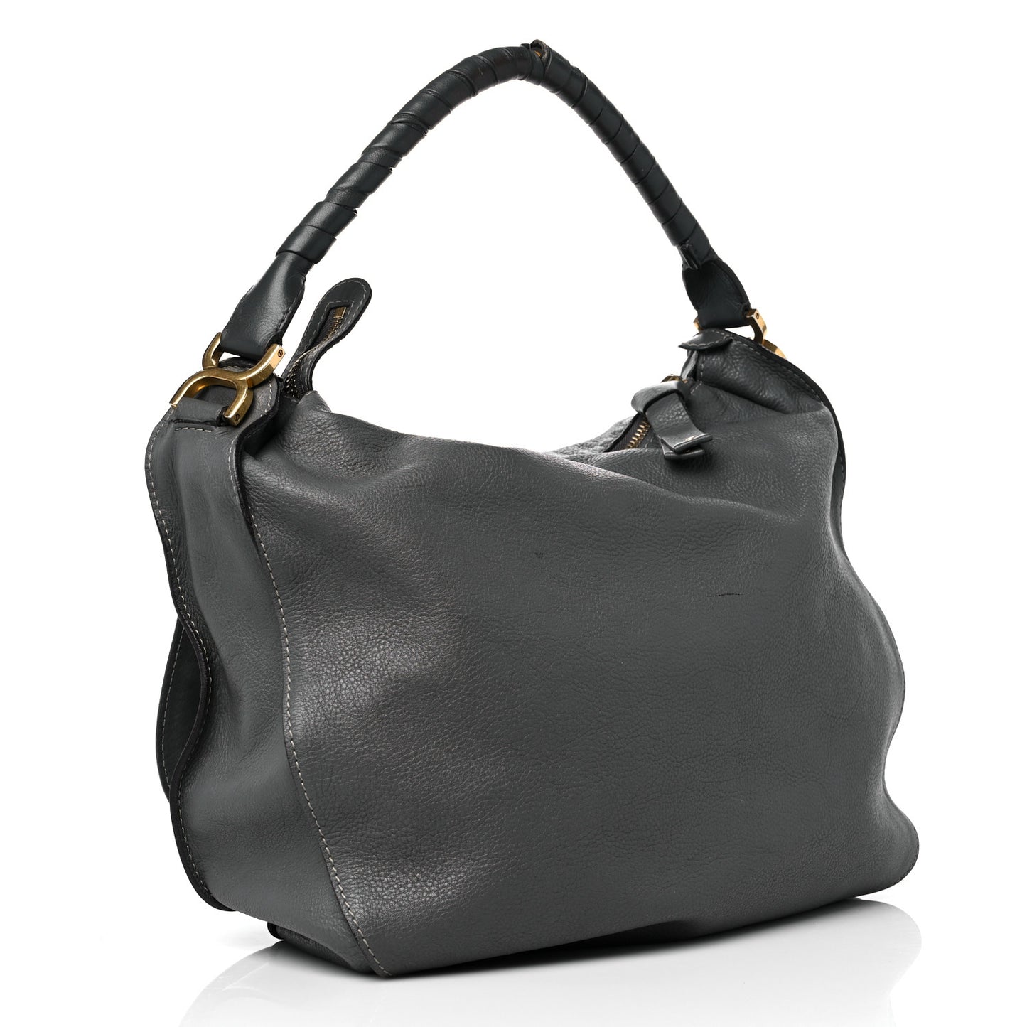 Calfskin Large Marcie Hobo Stone