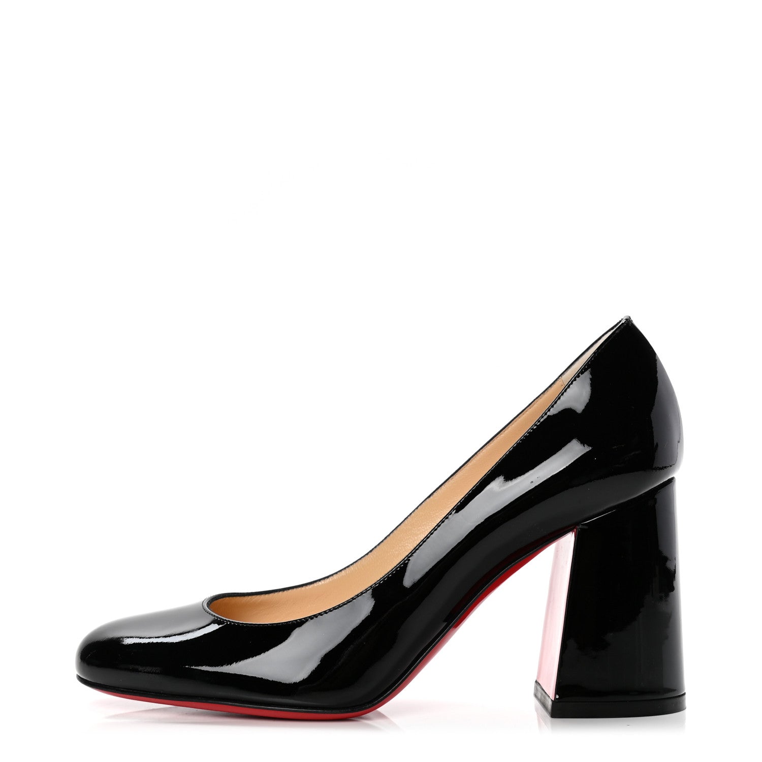 Christian Louboutin Patent Baobab 85 Pumps 34.5 Black 1 of 6
