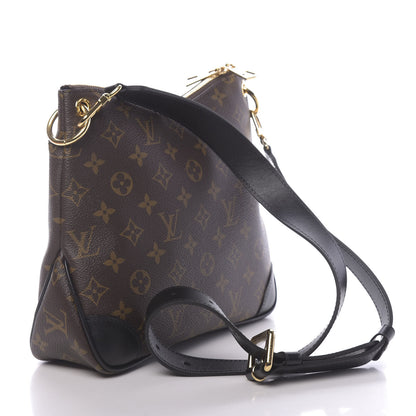 Louis Vuitton Monogram Odeon PM Black 3 of 10