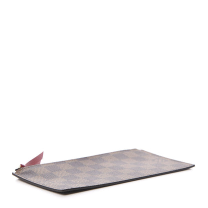 Louis Vuitton Damier Ebene Felicie Chain Wallet Zippered Insert 4 of 6