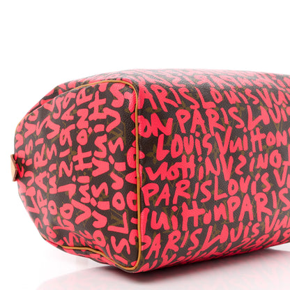Louis Vuitton Monogram Graffiti Speedy 30 Fuchsia 11 of 15