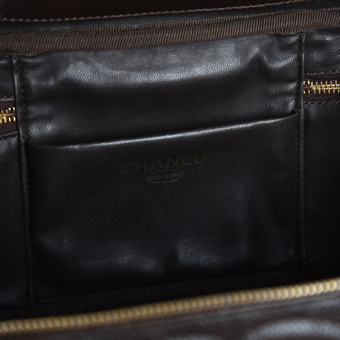 Caviar Vanity Cosmetic Case Brown