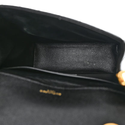 Saint Laurent Grain De Poudre Matelasse Monogram Medium Vicky Chain Bag Black 5 of 10
