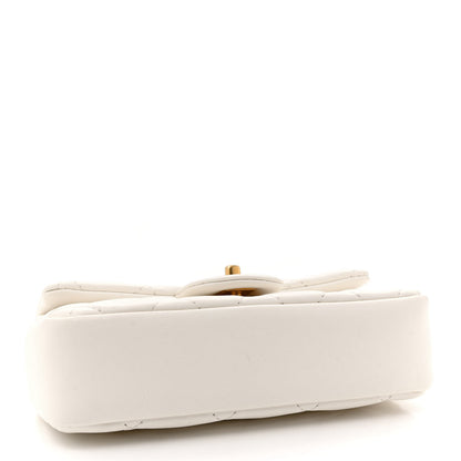 Chanel Lambskin Quilted Mini Heart Charms Flap White 4 of 15