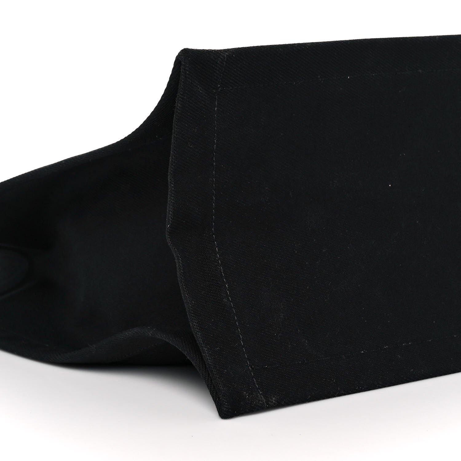 Saint Laurent Linen Calfskin Rive Gauche Tote Black 8 of 11