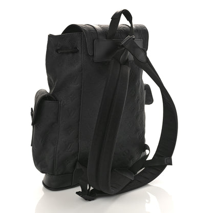 Louis Vuitton Taurillon Monogram Christopher PM Backpack Black 3 of 9
