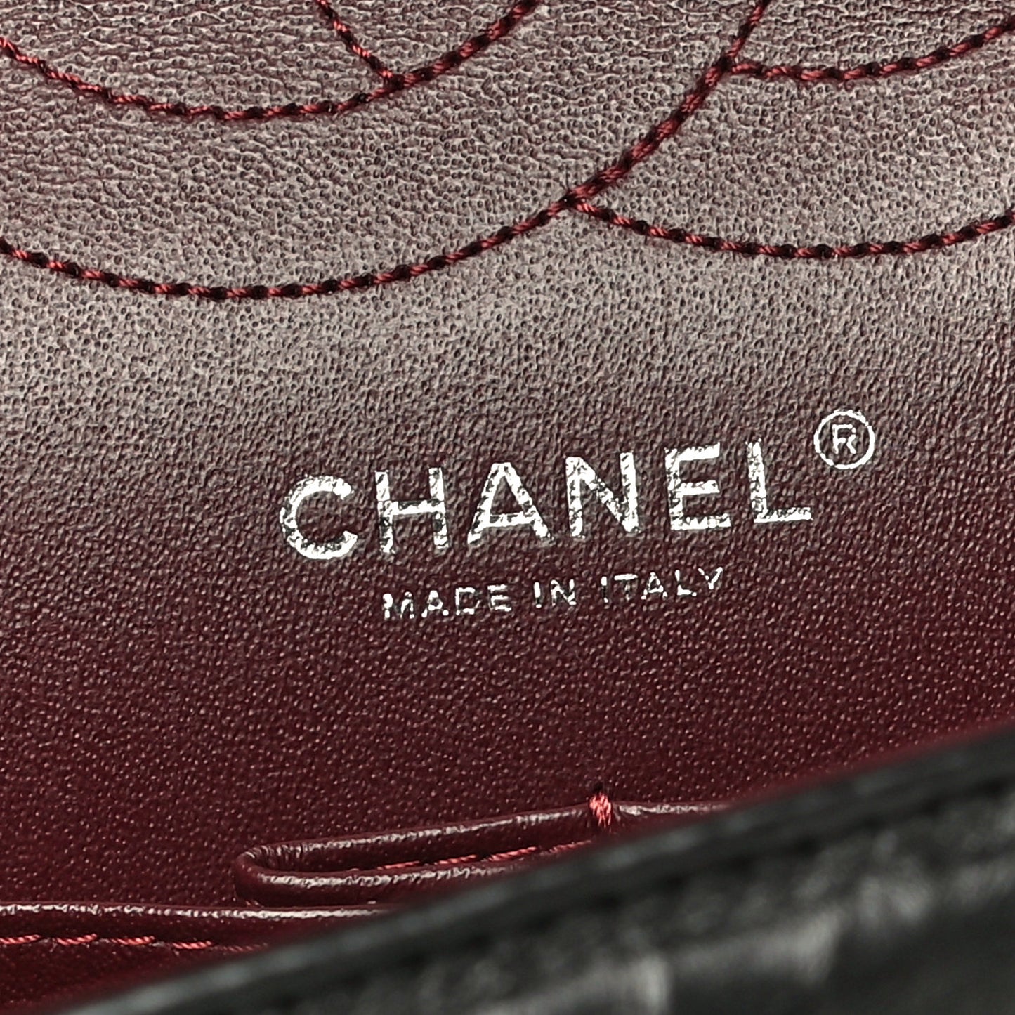 Aged Calfskin Quilted 2.55 Reissue 226 Flap Black