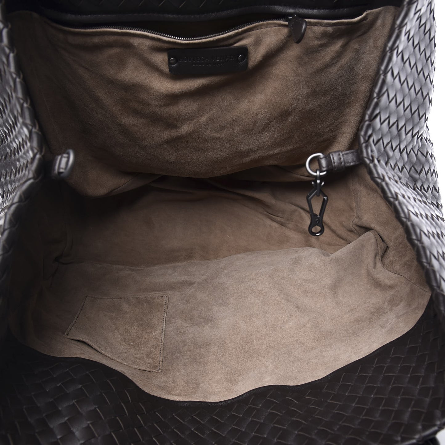 Nappa Intrecciato Large Seamless Tote Espresso