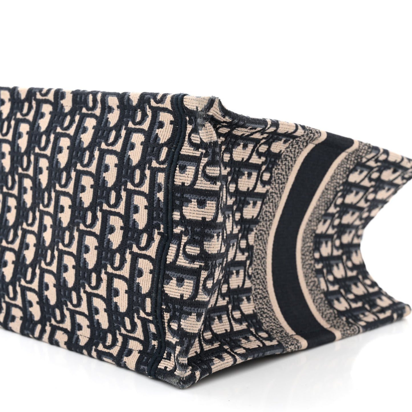 Oblique Medium Book Tote Blue Multicolor