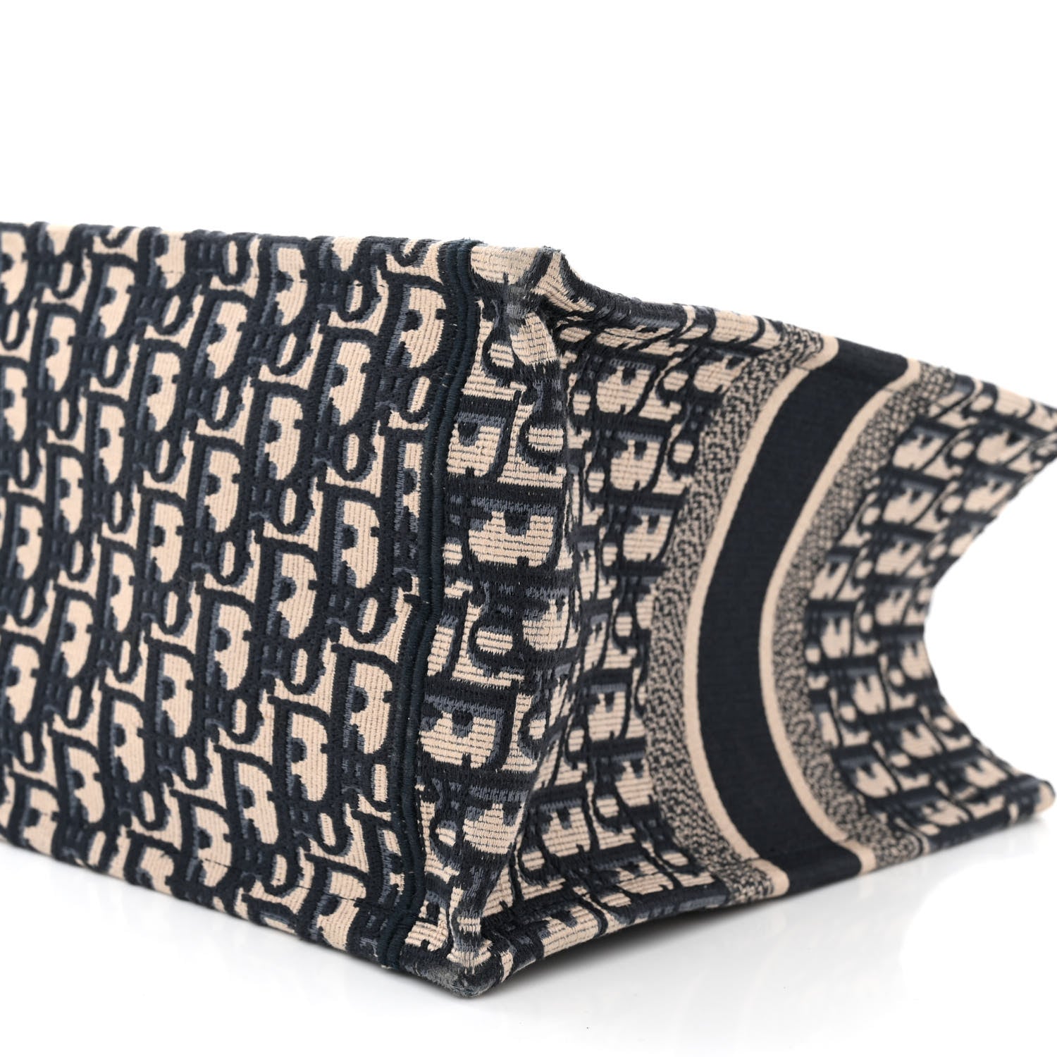 Christian Dior Oblique Medium Book Tote Blue Multicolor 10 of 12