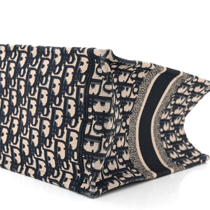 Christian Dior Oblique Medium Book Tote Blue Multicolor 10 of 12