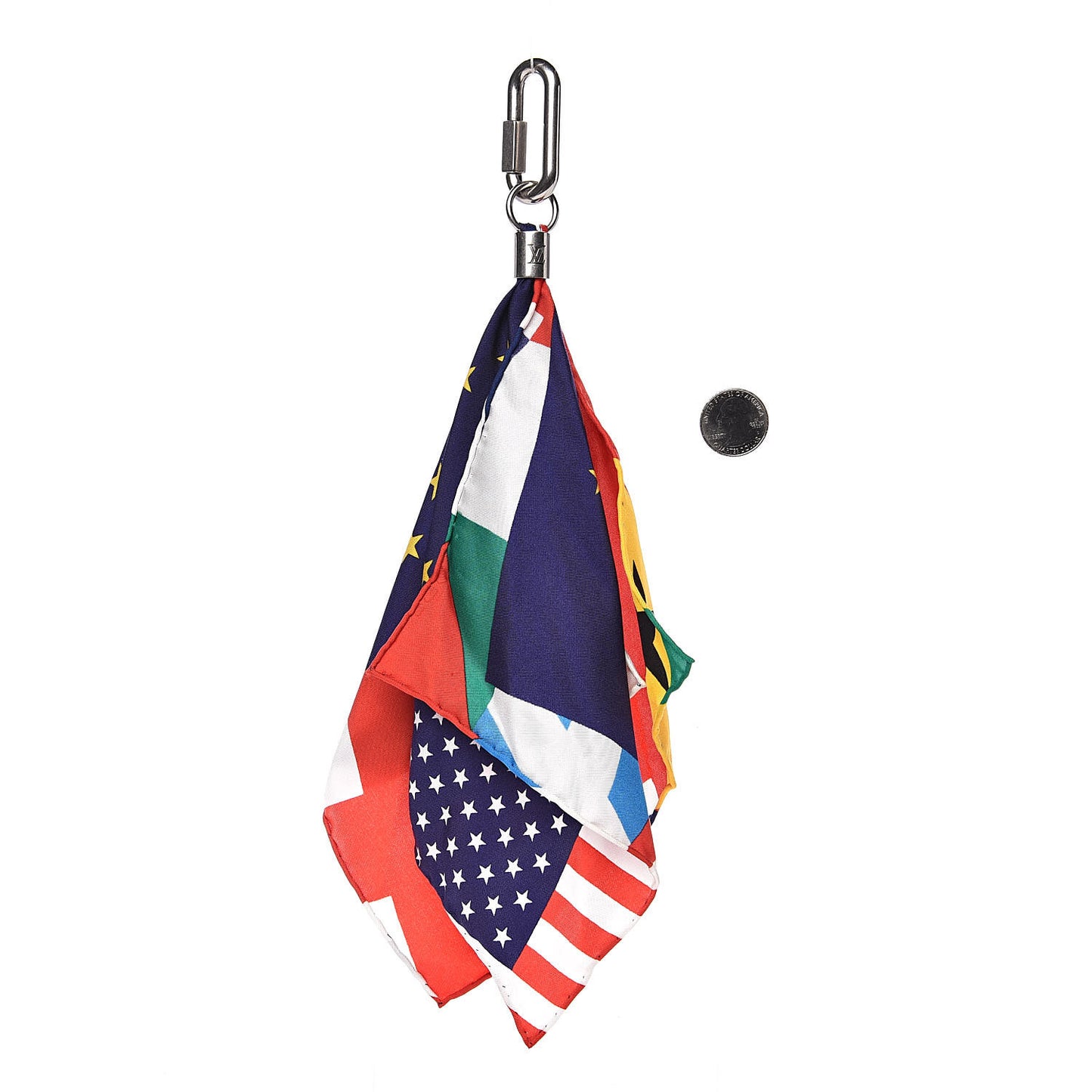 Silk Flags Bag Charm