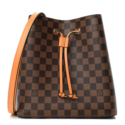 Louis Vuitton Damier Ebene Neonoe MM Safran 1 of 4
