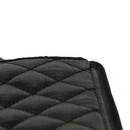 Saint Laurent Satin Mixed Matelasse Triquilt Medium Monogram Envelope Satchel Black 12 of 13