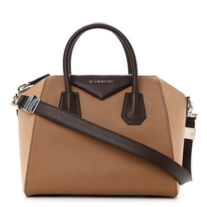 Givenchy Sugar Goatskin Small Tri-Color Antigona Beige Camel Brown 1 of 13