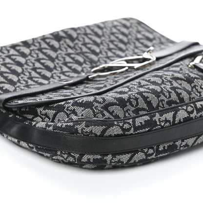 Christian Dior Monogram Flap Messenger Navy Blue 8 of 9