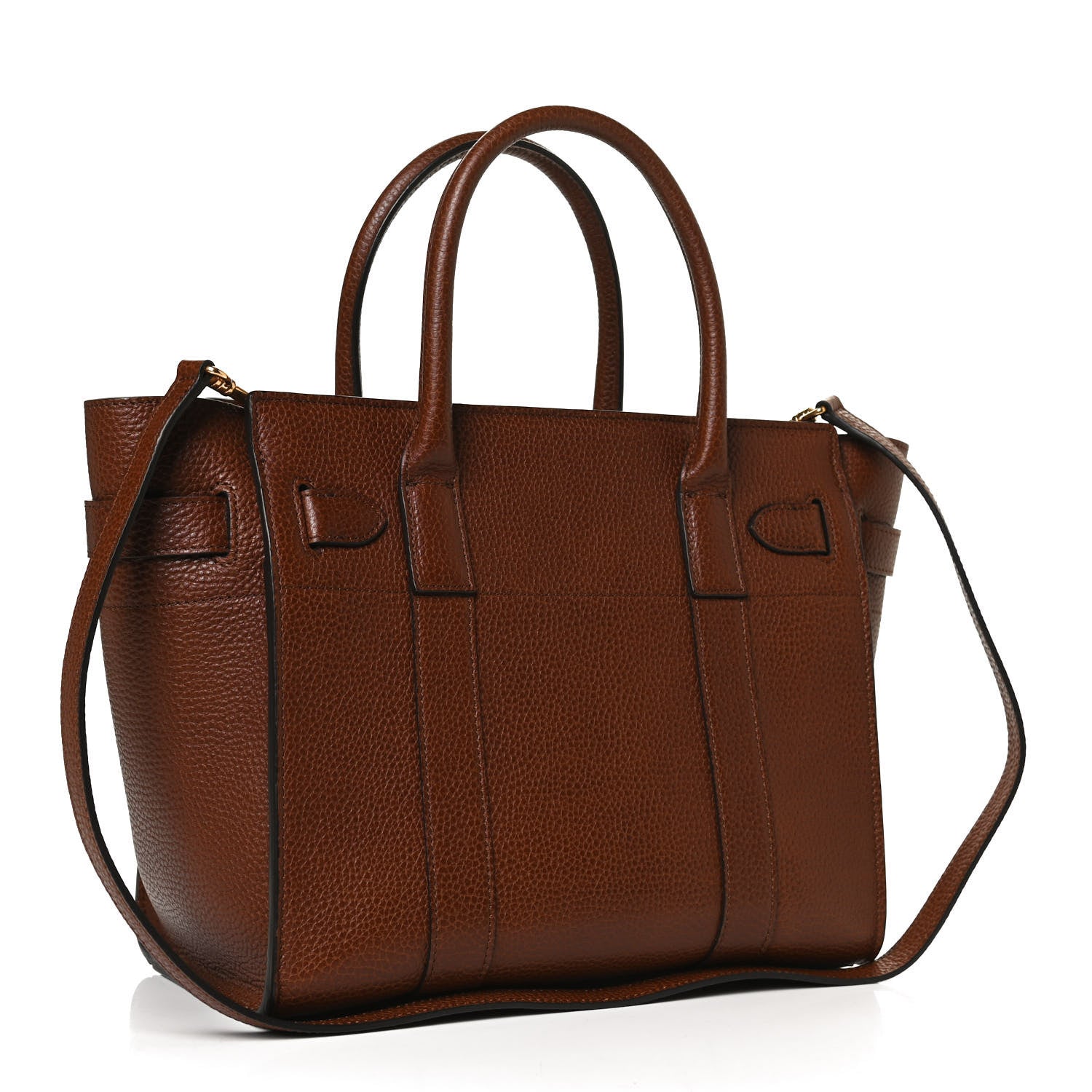 Mulberry Small Classic Grain Mini Zipped Bayswater Oak 3 of 12