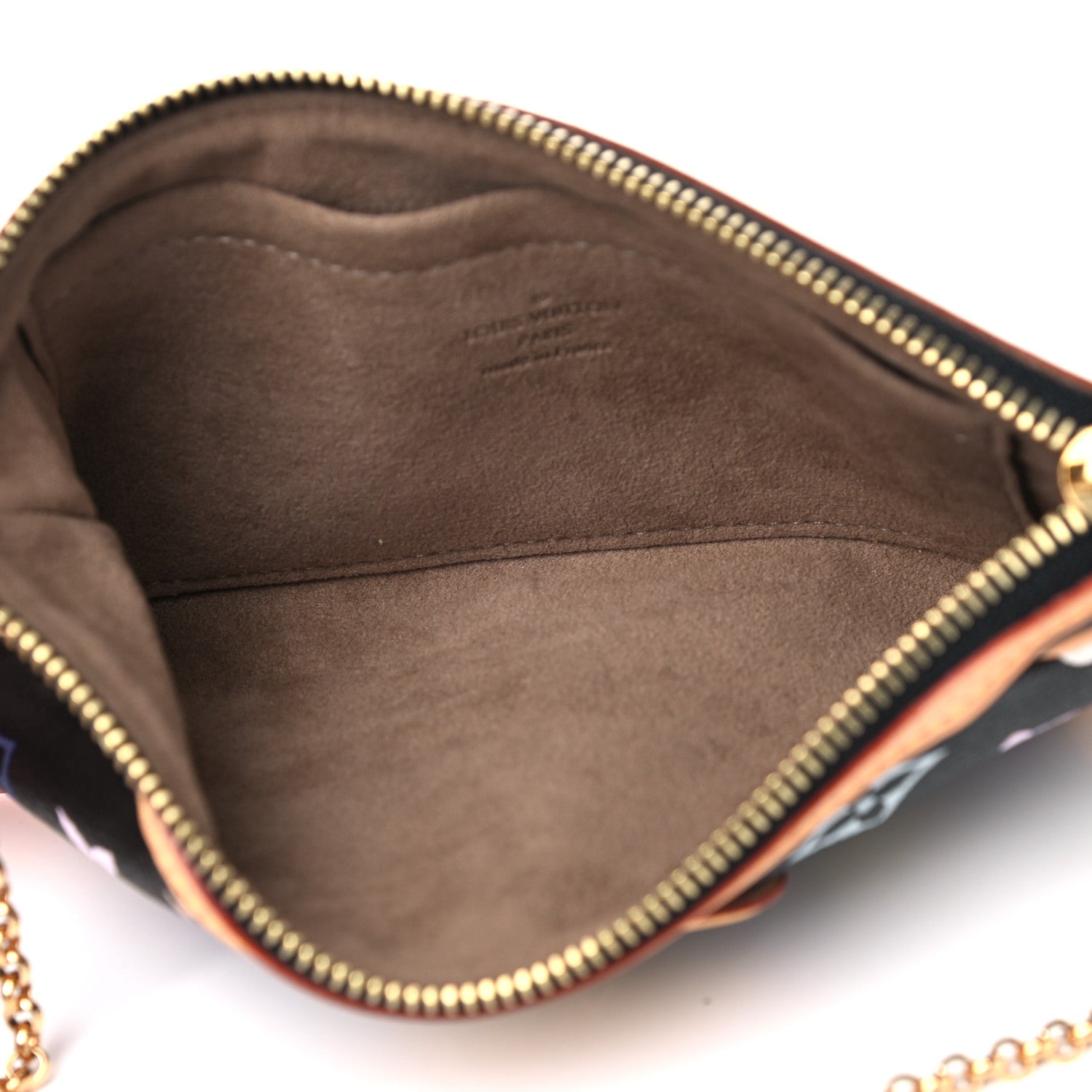 Louis Vuitton Monogram Multicolor Pochette Milla MM Black 4 of 5