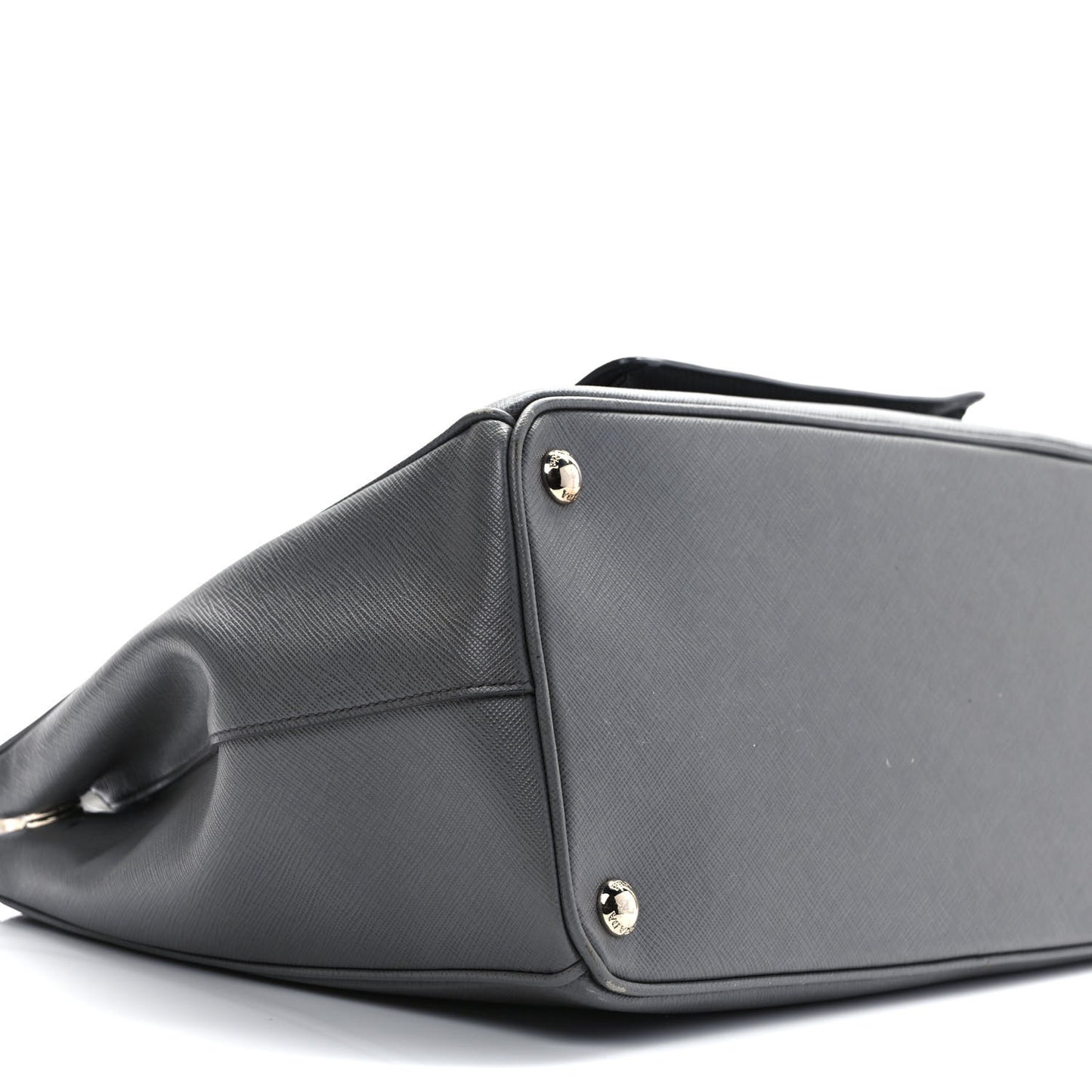 Saffiano Lux Galleria Front Pocket Tote Marmo