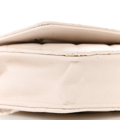 Chanel Caviar Quilted Wallet On Chain WOC White 9 of 13