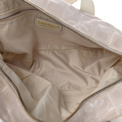 Chanel Nylon Travel Bowler White 5 of 16