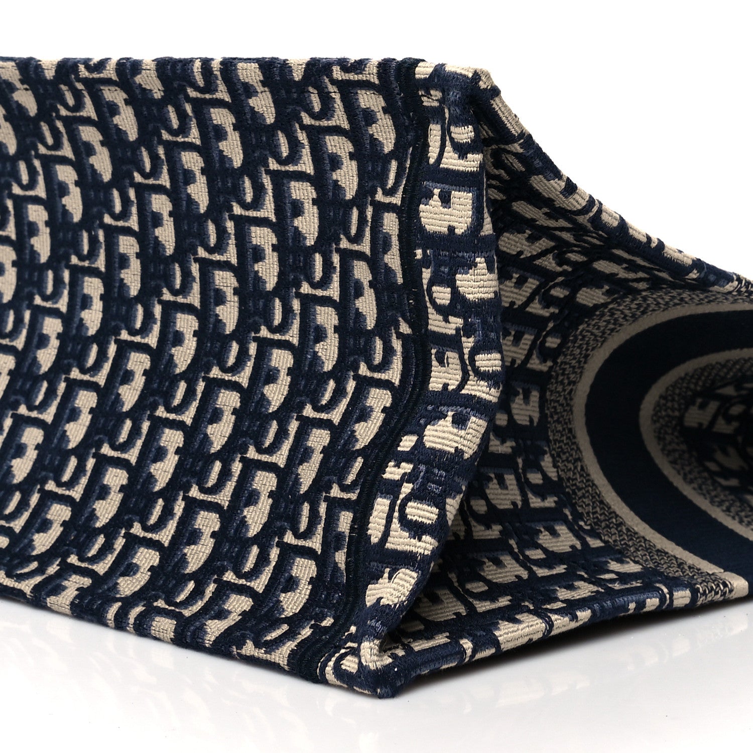 Christian Dior Oblique Large Book Tote Blue Multicolor 9 of 9