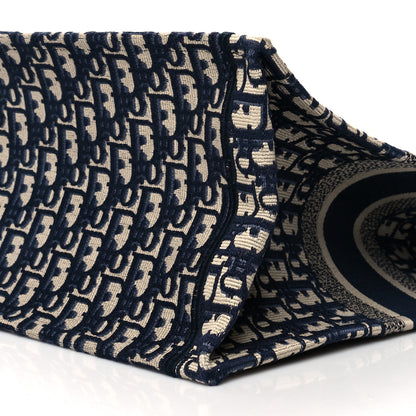 Christian Dior Oblique Large Book Tote Blue Multicolor 9 of 9