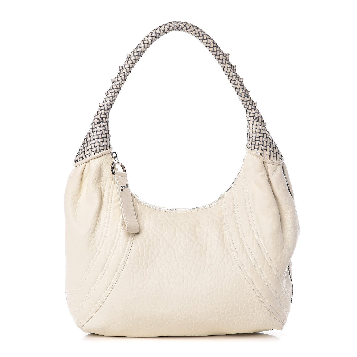 Fendi Nappa Nuvolata Spy Hobo White 1 of 12
