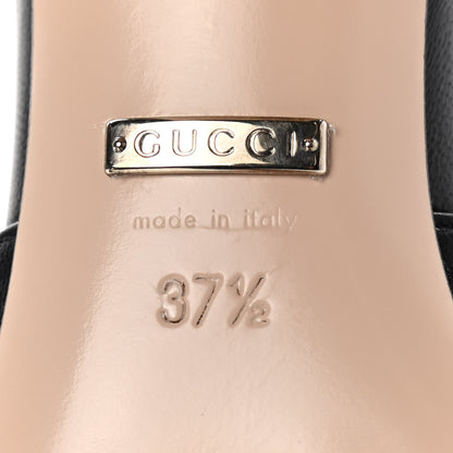 Gucci Malaga Kid Crystal Square G Madelyn 60mm Mules 37.5 Black 6 of 10