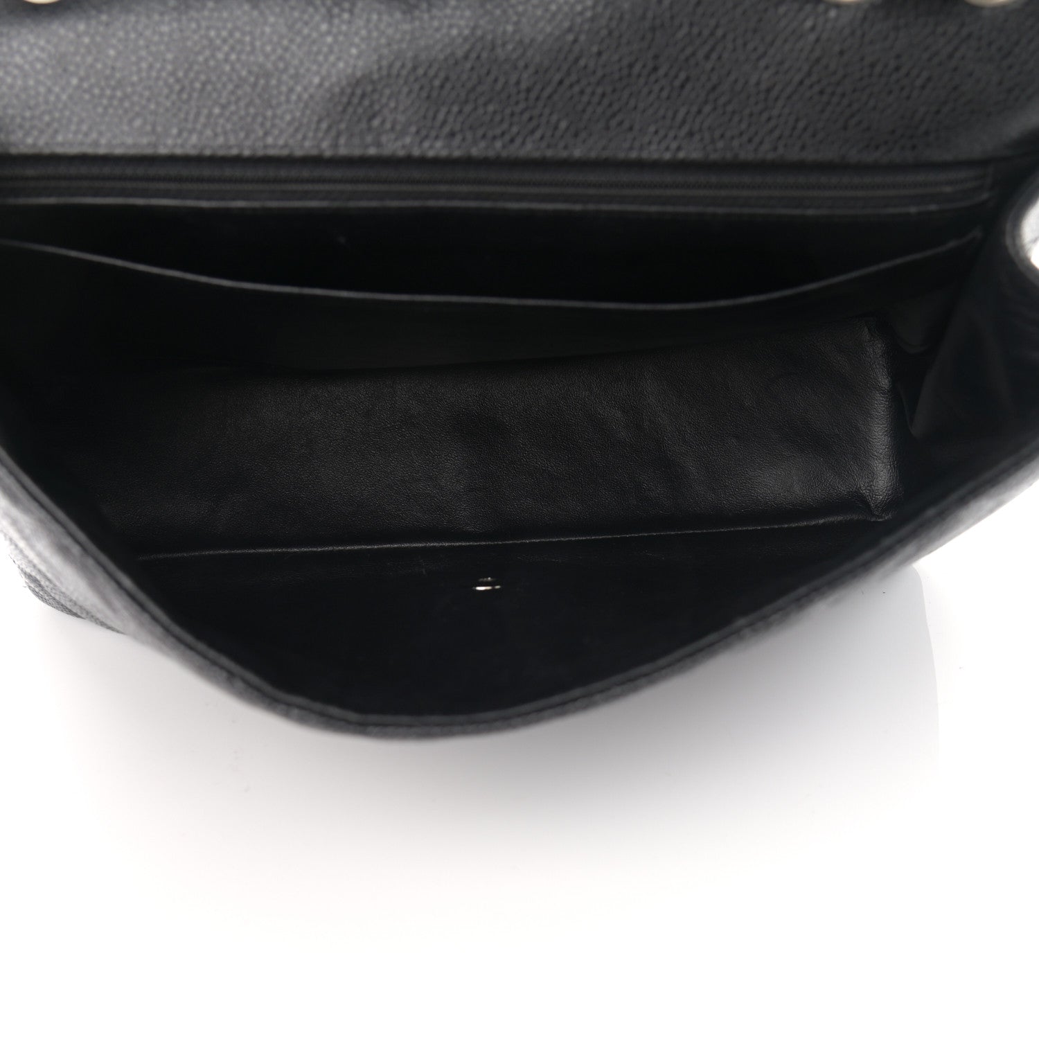Chanel Caviar Quilted Jumbo Single Flap Black 5 of 12