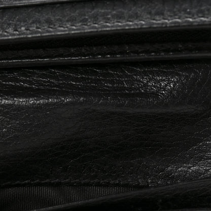 Gucci Pebbled Calfskin GG Marmont Card Case Black 14 of 14