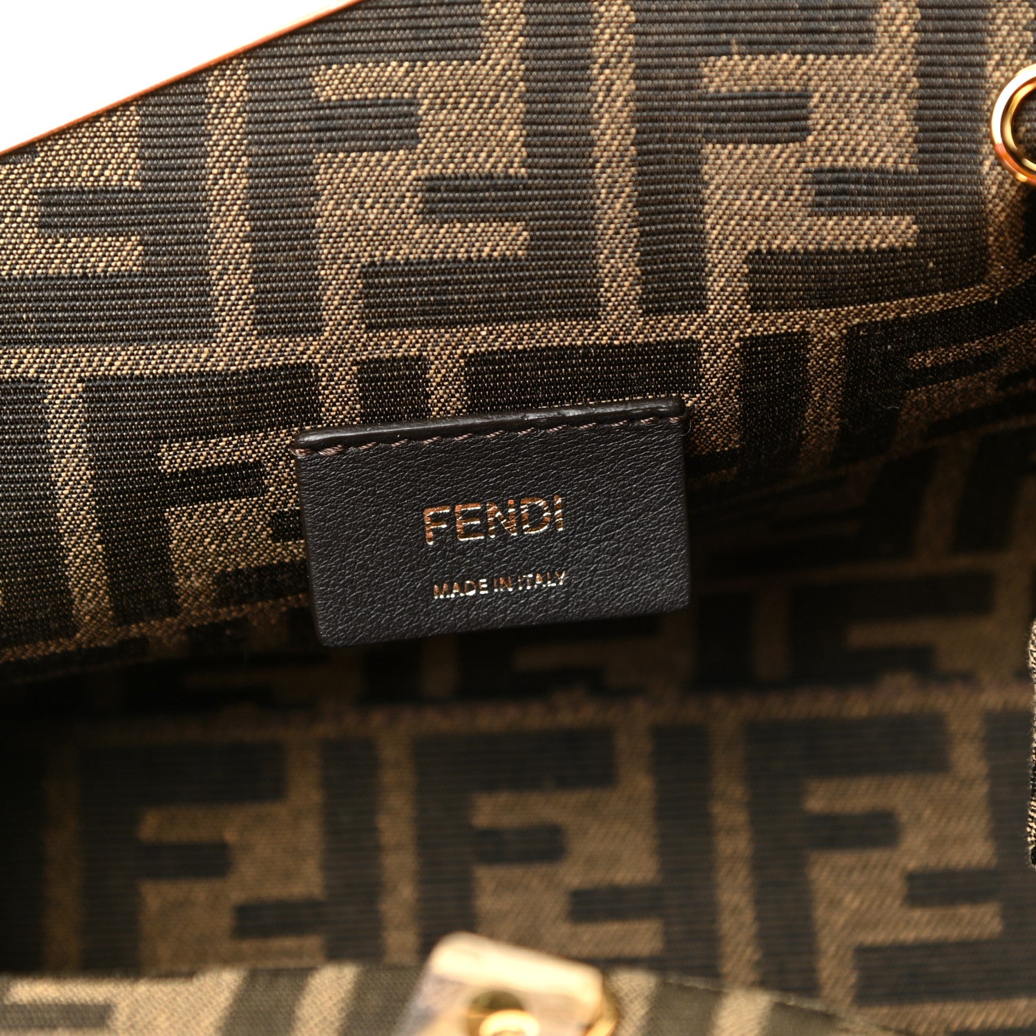 Fendi Shiny Nappa Small Fendi First Poudre 6 of 9