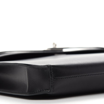 Hermes Shiny Porosus Crocodile Evergrain Kelly Depeches Touch 36 Black 8 of 16