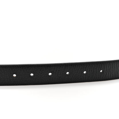 Gucci Calfskin Double G Reversible 37mm Belt 85 34 Black Cocoa 6 of 8