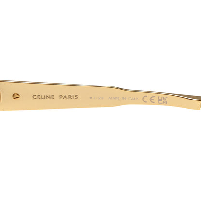 Celine Metal Triomphe 01 Sunglasses CL40235U Gold Green 6 of 7