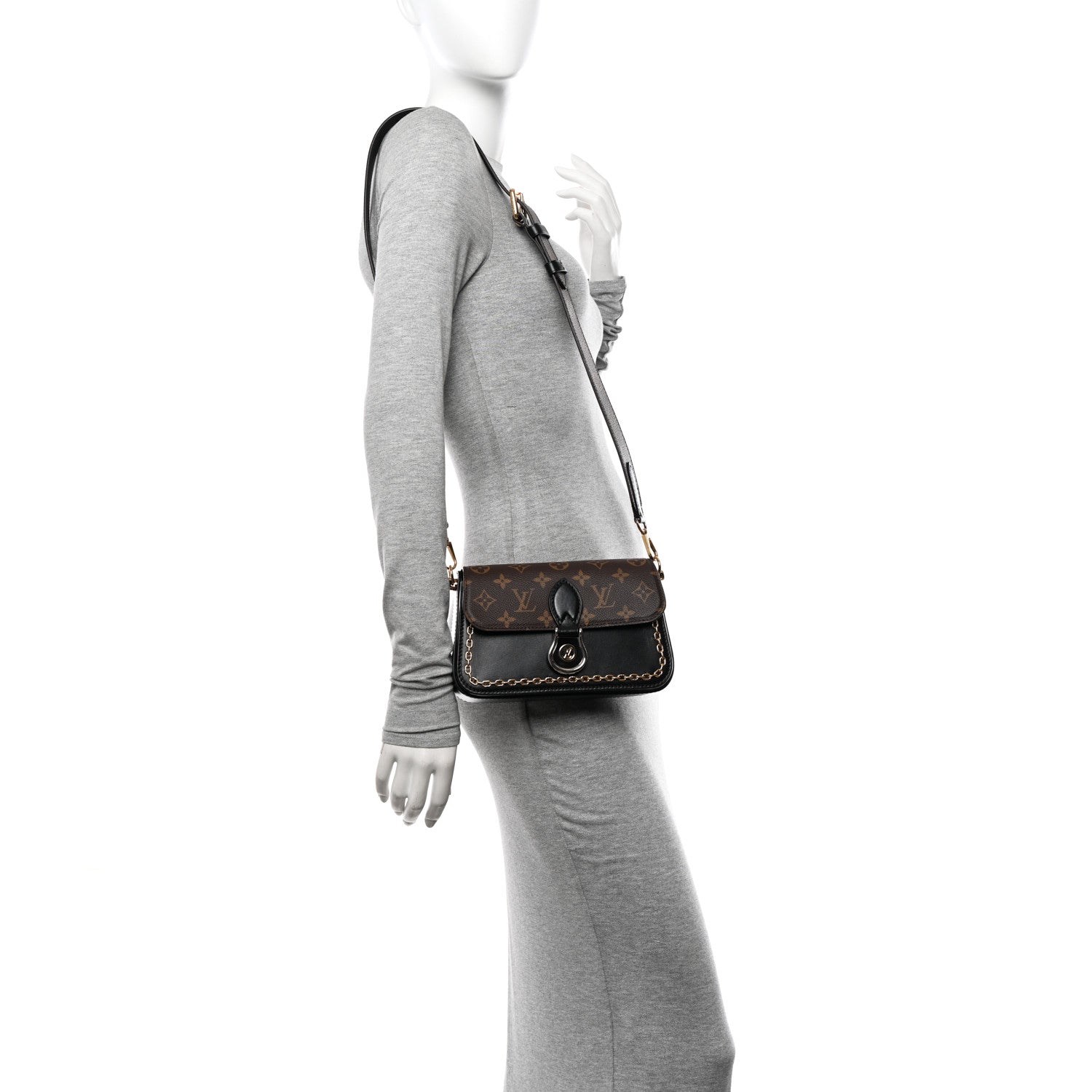 Louis Vuitton Monogram Neo Saint Cloud Black 2 of 9