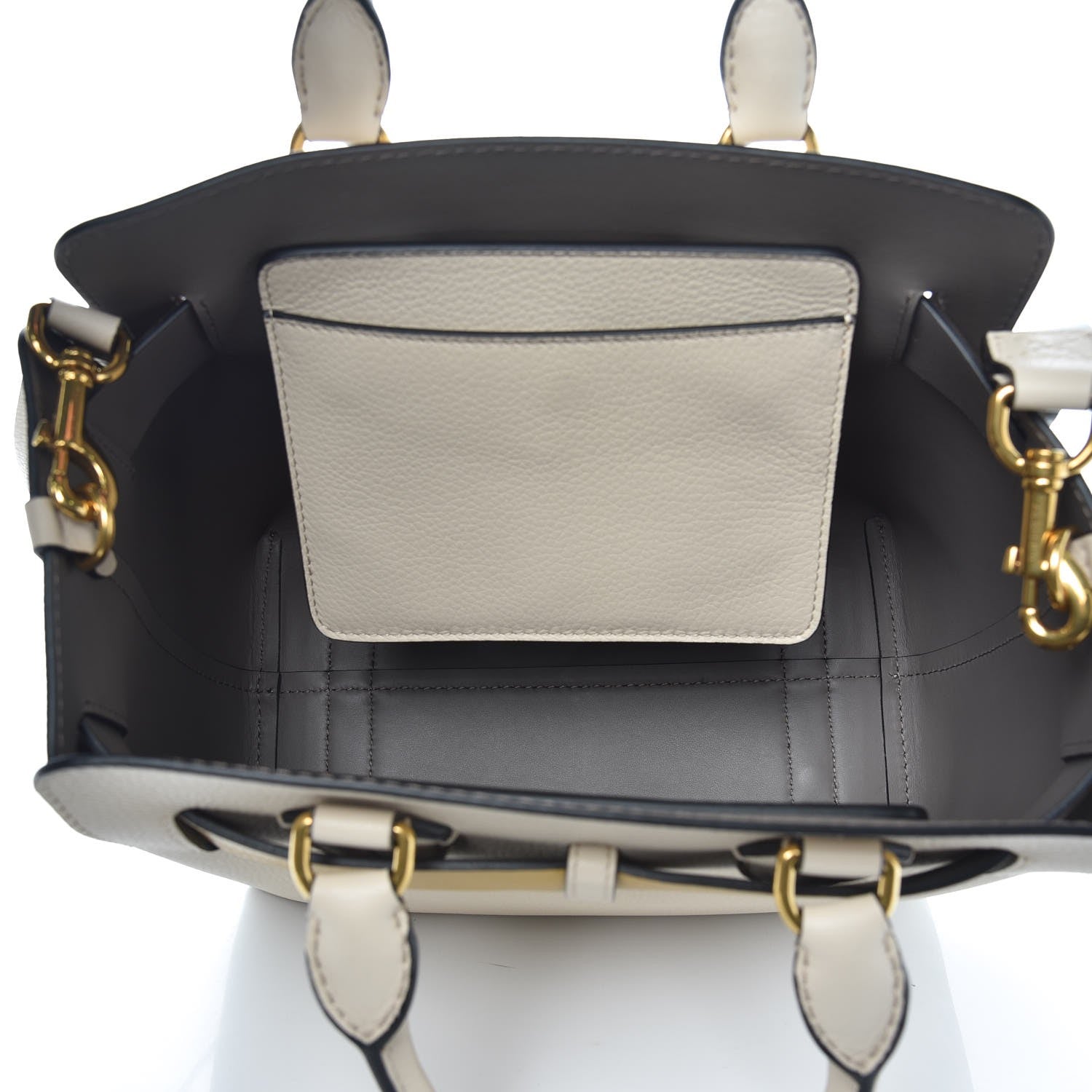 Burberry Soft Grain Calfskin Small Belt Bag Limestone Yellow 8 of 8